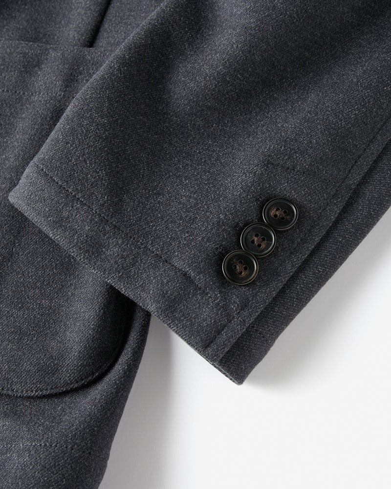 高性能ウォームジャージジャケット 詳細画像 チャコール 5