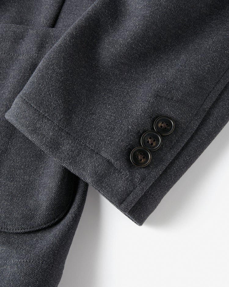 高性能ウォームジャージジャケット 詳細画像 チャコール 5