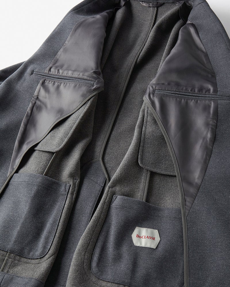 高性能ウォームジャージジャケット 詳細画像 チャコール 6