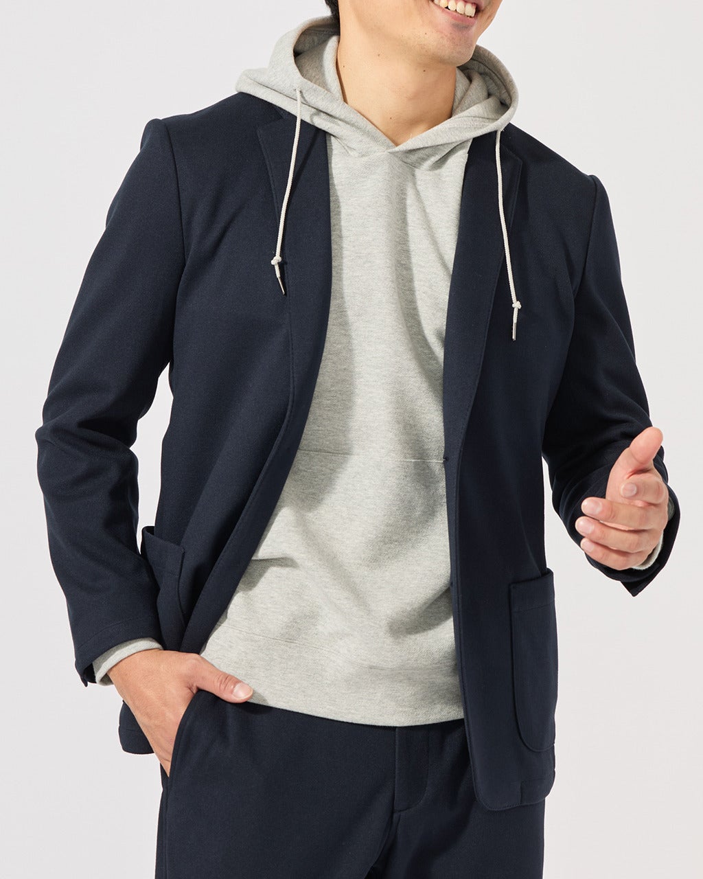 高性能ウォームジャージジャケット/40代50代からのメンズファッション