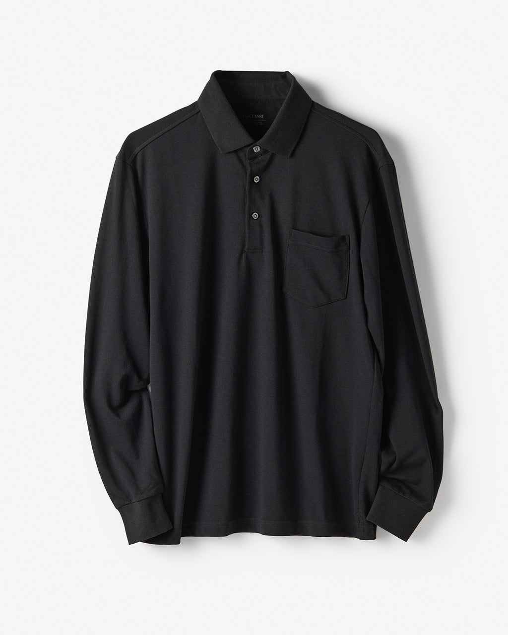 エクストラクリーン鹿の子ポロ 長袖/40代50代からのメンズ