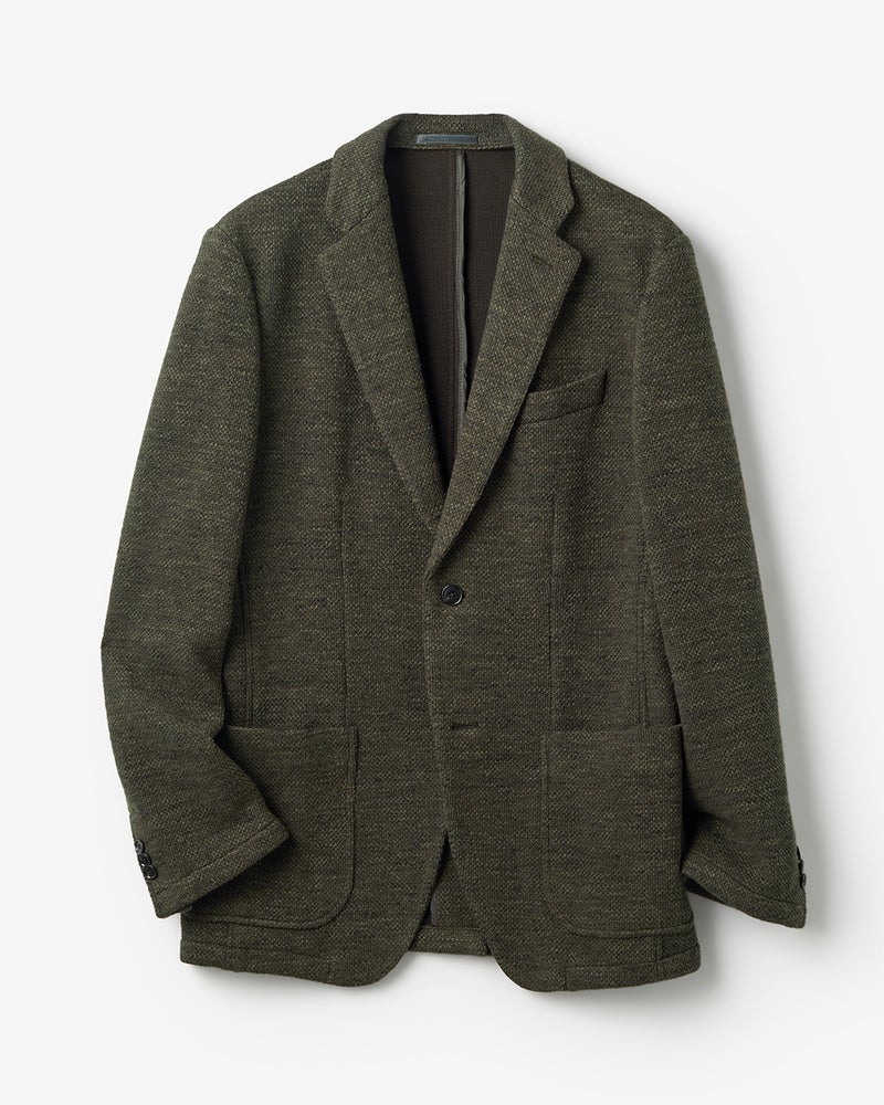 日本の匠・高快適ジャージジャケット 詳細画像 カーキ 3