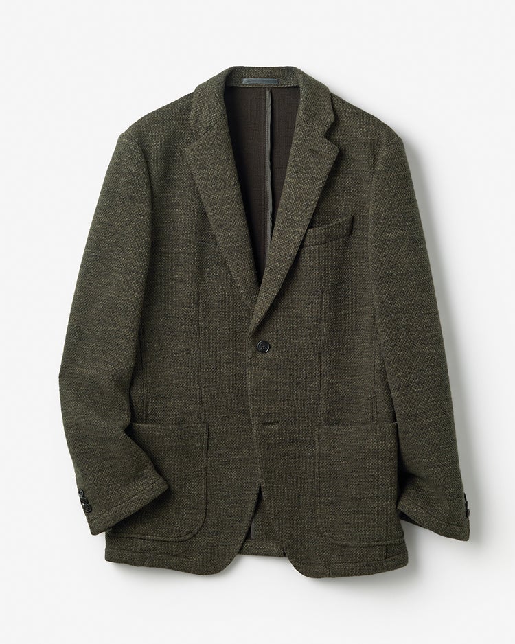 日本の匠・高快適ジャージジャケット 詳細画像 カーキ 3