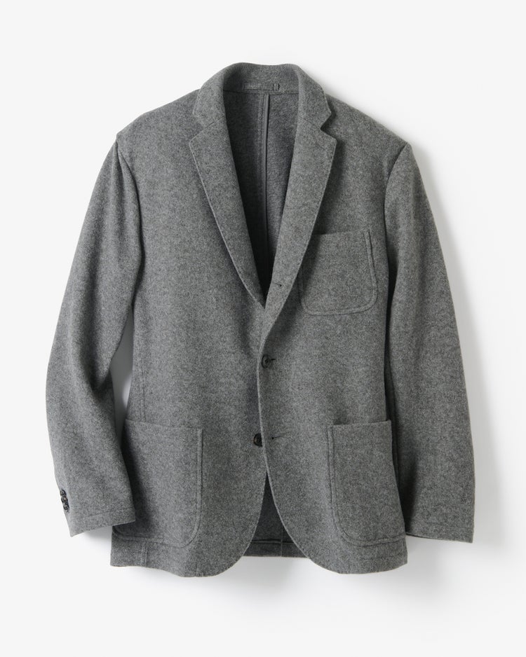 肩周り快適設計ジャケット・ふんわりソフト生地 詳細画像 チャコール 1