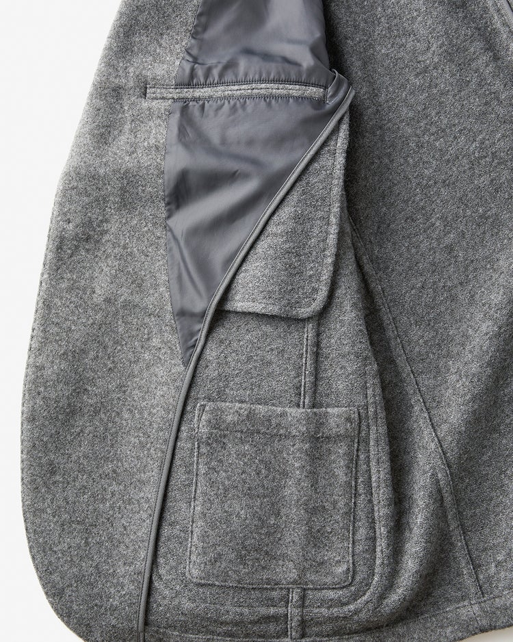 肩周り快適設計ジャケット・ふんわりソフト生地 詳細画像 チャコール 4