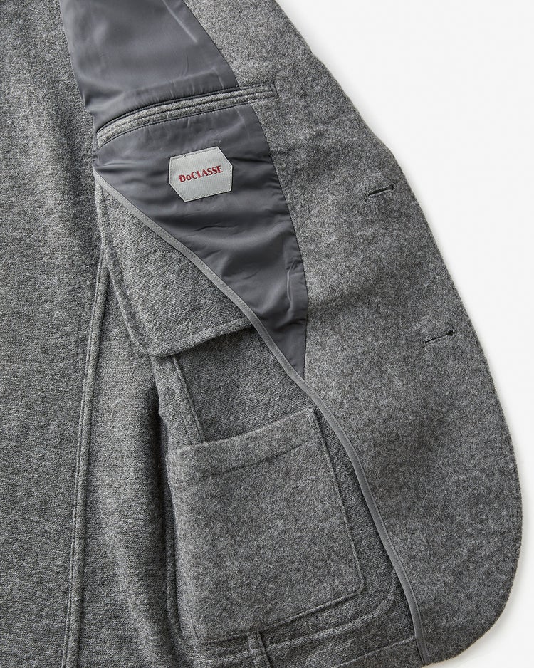 肩周り快適設計ジャケット・ふんわりソフト生地 詳細画像 チャコール 5