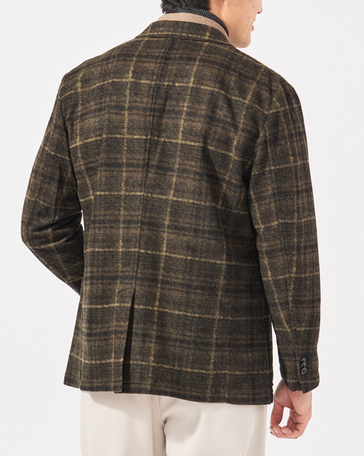 肩周り快適設計ジャケット・ふんわりソフト生地 詳細画像 カーキパターン 4