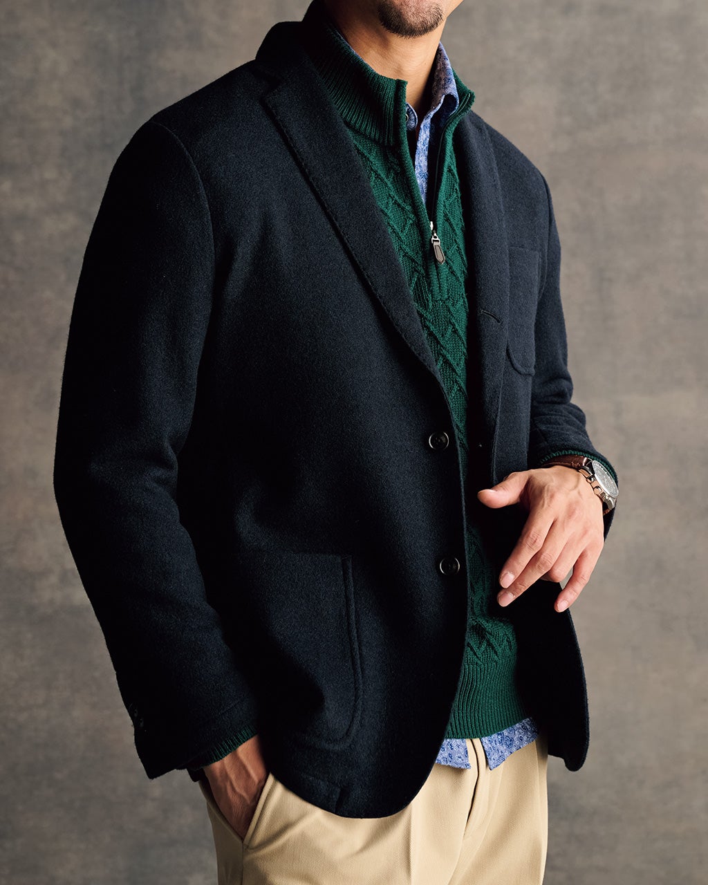 DUCKBILLS ネイビー ジャケット Sサイズ メンズ テーラードジャケット（条件：ブルー系、3ページ目