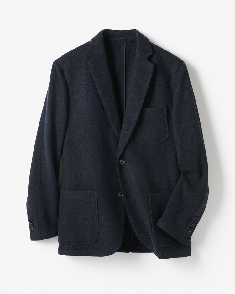肩周り快適設計ジャケット・ふんわりソフト生地 詳細画像 ネイビー 1