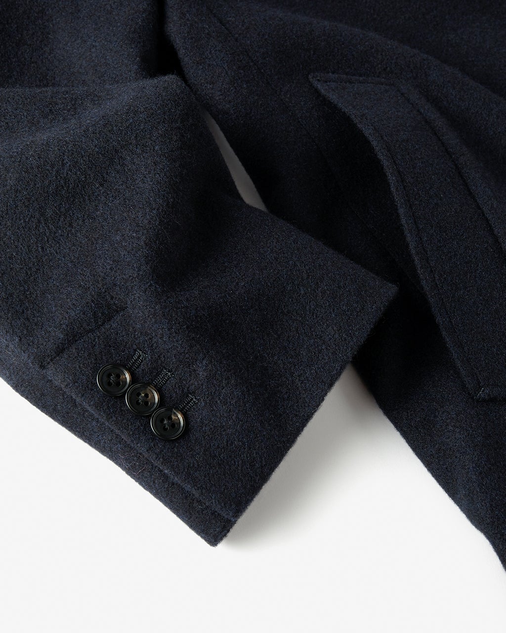 柔らか起毛ウール混スタンドカラーコート/DoCLASSE