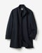 柔らか起毛ウール混スタンドカラーコート 詳細画像