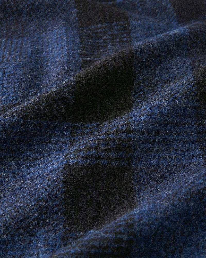 ウール混ぬくもりシャツジャケット 詳細画像 ネイビーチェック 2