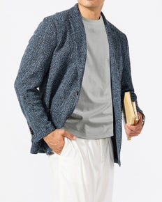 尾州の匠・ラッセル編みニットジャケット
