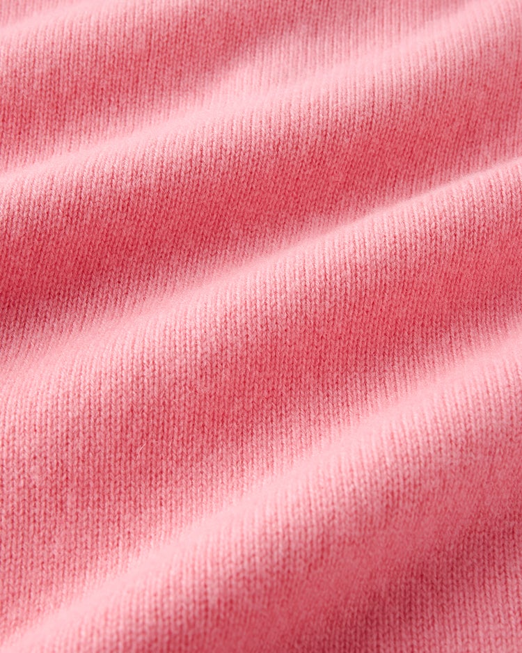 厳選ピュアカシミヤ・ハーフジップ 詳細画像 ピンク 2