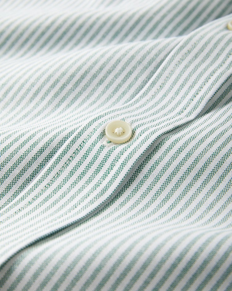 ピュアファイン・美色柄オックスシャツ長袖 詳細画像 ピスタチオストライプ 2