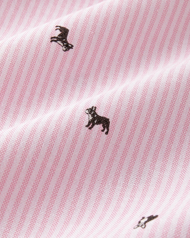 ピュアファイン・美色柄オックスシャツ長袖 詳細画像 ドッグ3 6