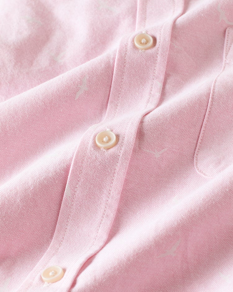 ピュアファイン・美色柄オックスシャツ半袖 詳細画像 シーバード 2