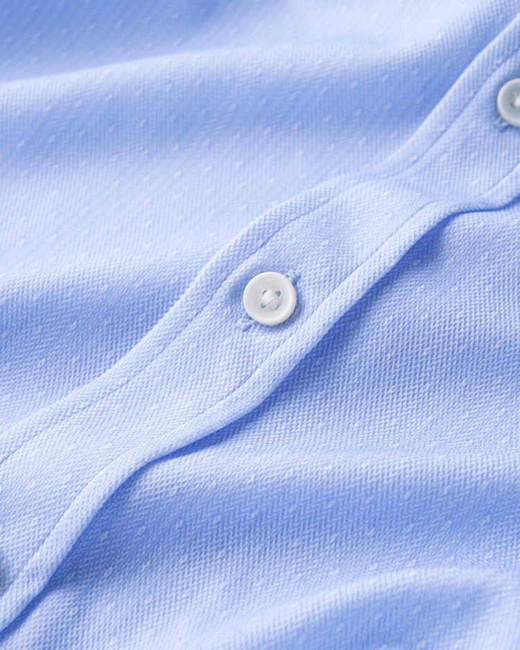 防シワ速乾ラク快適ジャージシャツ 詳細画像 サックス 7