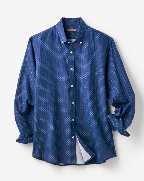 綿100%ダブルクロスシャツ