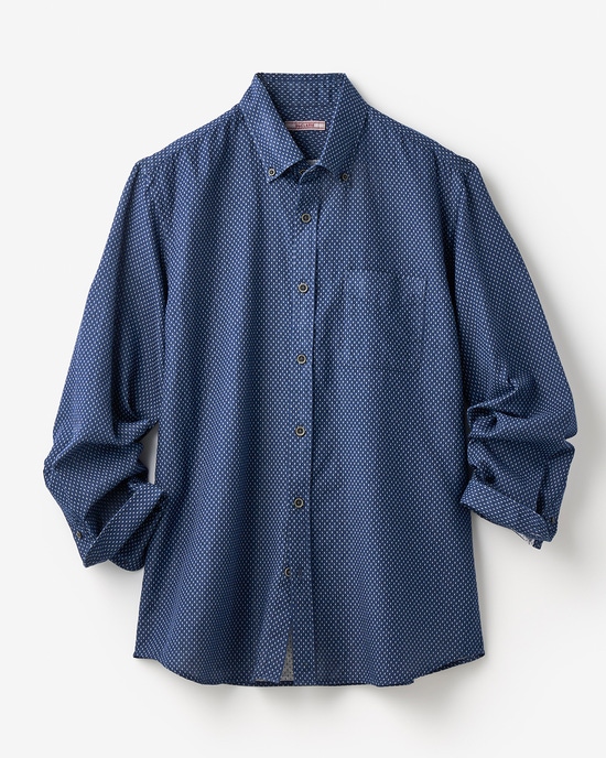 綿100%ダブルクロスシャツ