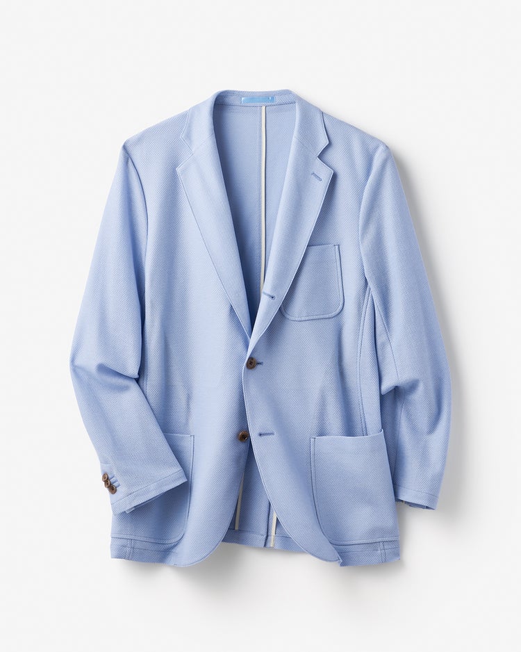 カネマサ日本の匠ジャージ・ジャケット 詳細画像 サックス 1