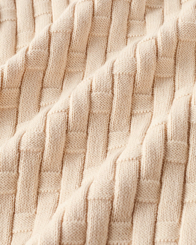 立体バスケット編み重ね着風ベスト 詳細画像 ナチュラル 3