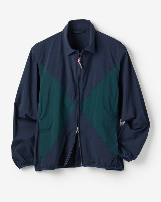 ケープコッド配色切り替えブルゾン