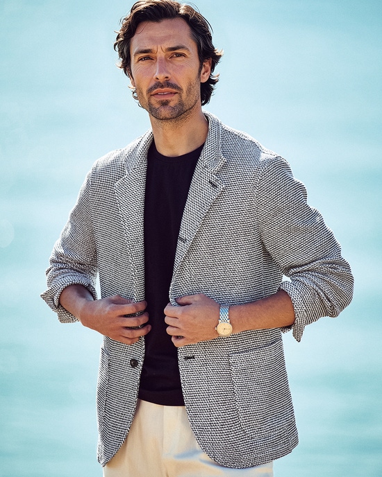 2WAYラッセル編みジャケット