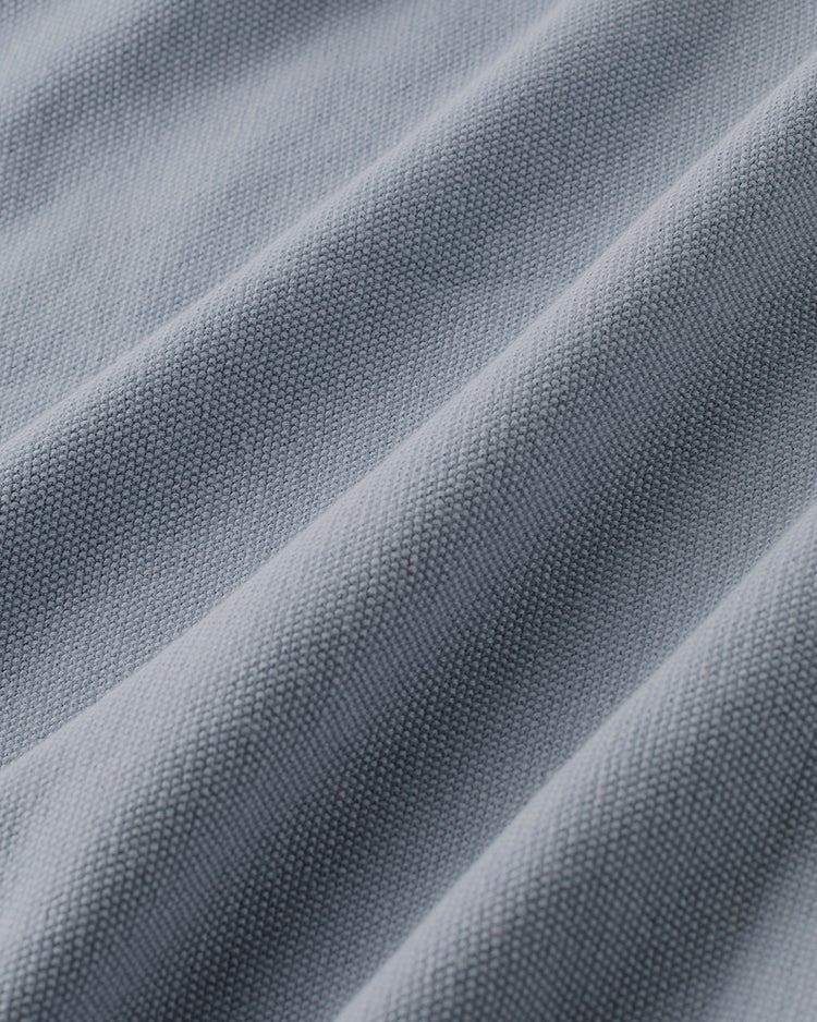 レトロウォッシュ綿100%ニットポロ 詳細画像 ブルーグレー 2