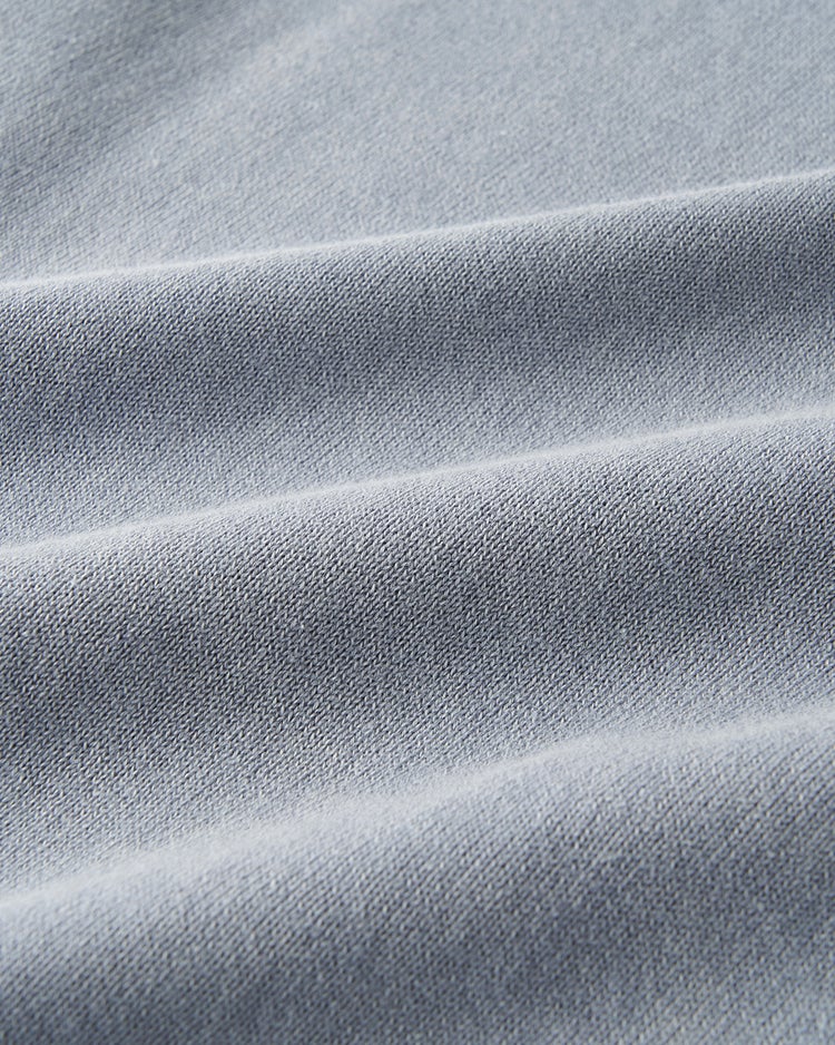 レトロウォッシュ綿100%ニットベスト 詳細画像 ブルーグレー 2