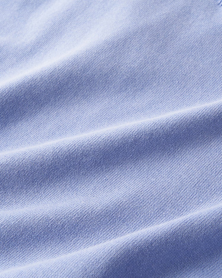 レトロウォッシュ綿100%ニットベスト 詳細画像 サックス 4