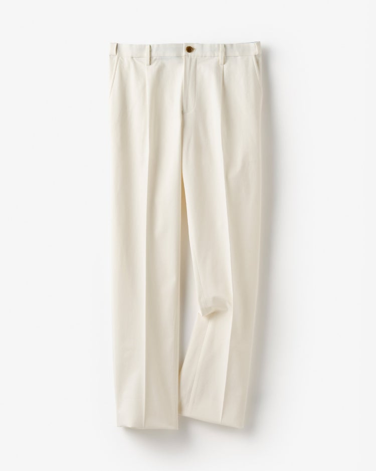 Doテンプパンツ・伸快適ウエストワンタック 詳細画像 ホワイト 1