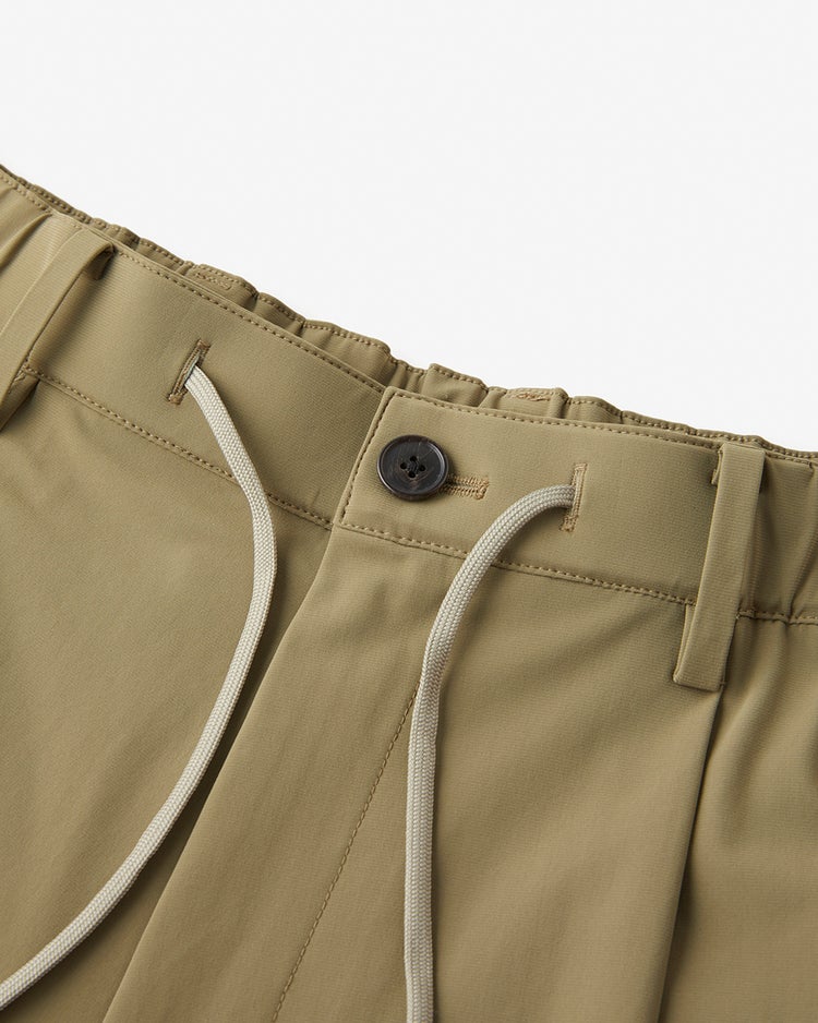 ７Days快適リラックスパンツワイドワンタック 詳細画像 ダークベージュ 2