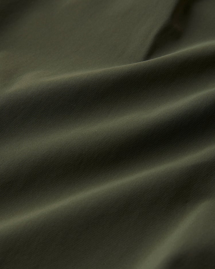 ７Days快適リラックスパンツワイドワンタック 詳細画像 カーキグリーン 2