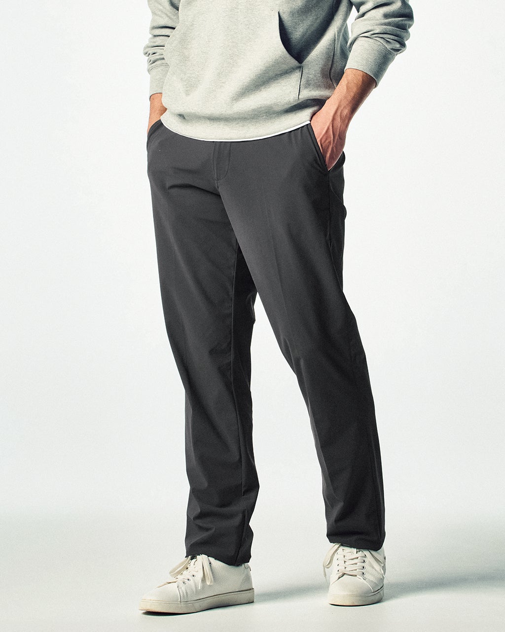 7Days快適リラックスパンツ脚長ノータック/DoCLASSE