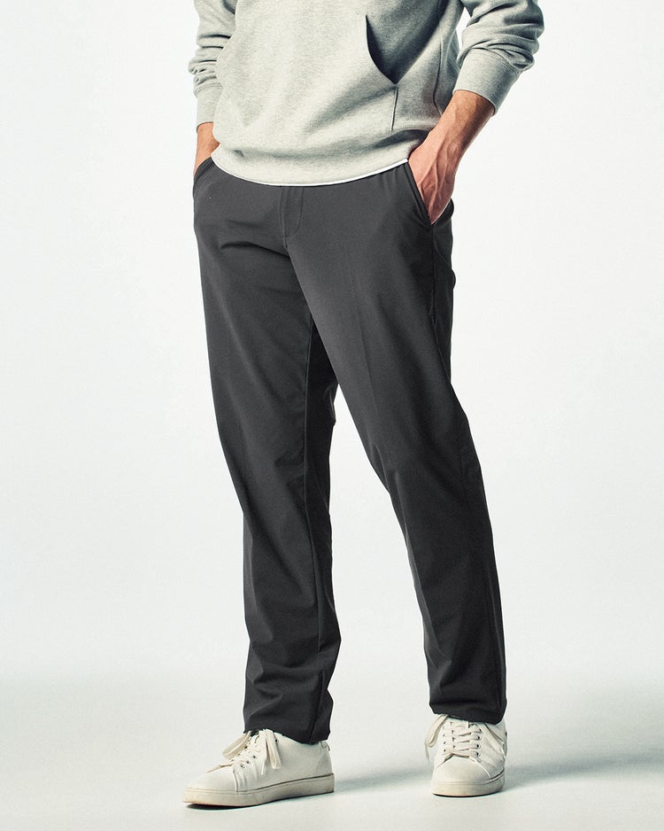 ７Days快適リラックスパンツ脚長ノータック 詳細画像 チャコール 1