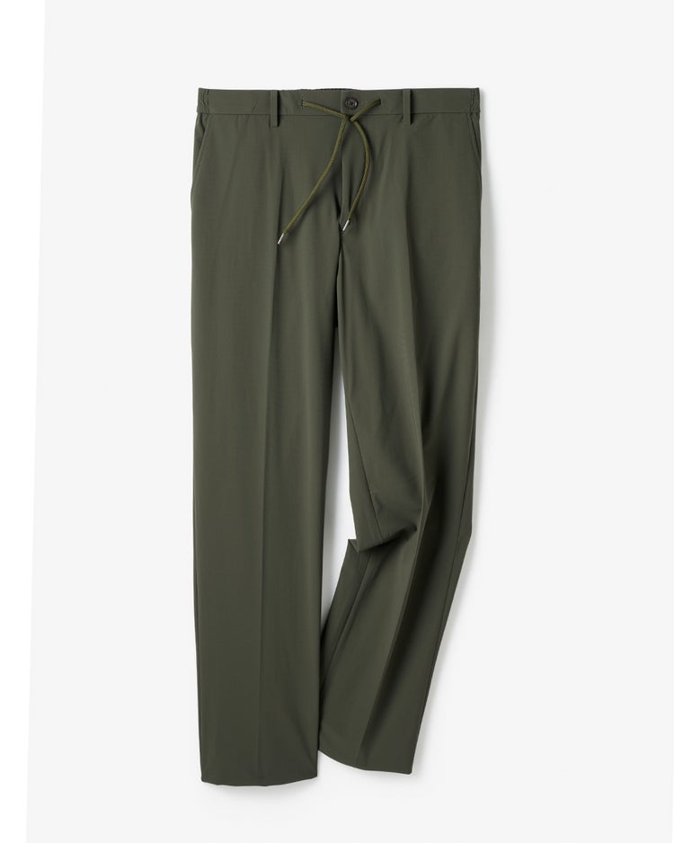 ７Days快適リラックスパンツ脚長ノータック 詳細画像 カーキグリーン 1