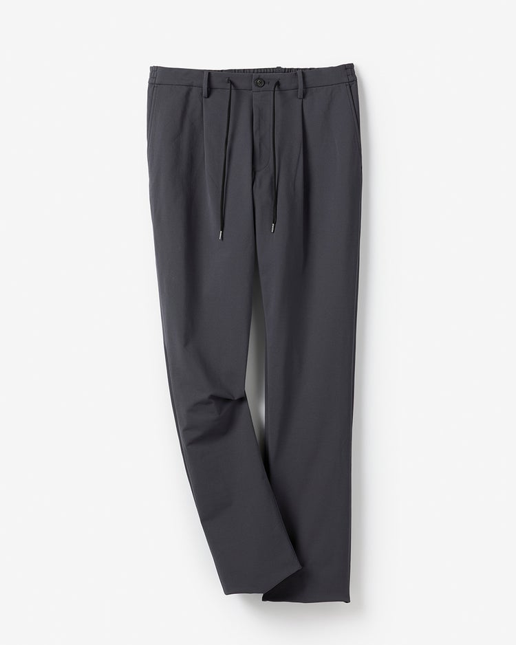 超伸縮T800ジャージ楽スラックス・ワンタック 詳細画像 チャコール 1