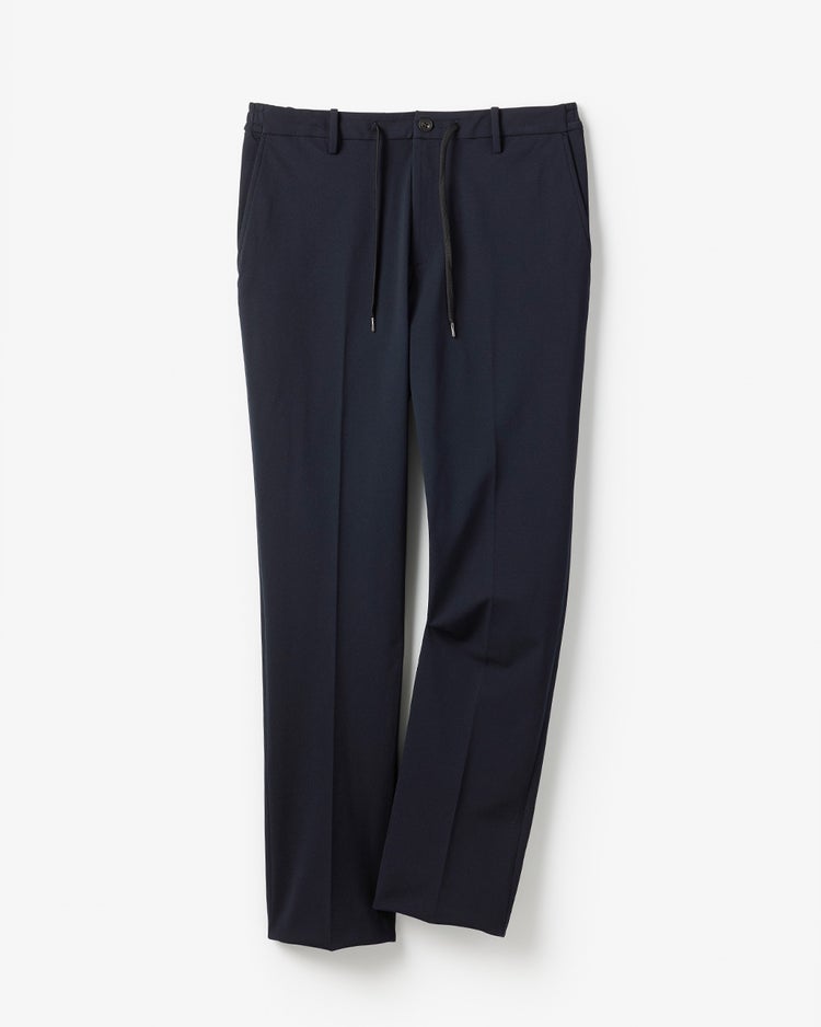 超伸縮T800ジャージ楽スラックス・ワンタック 詳細画像 ネイビー 2