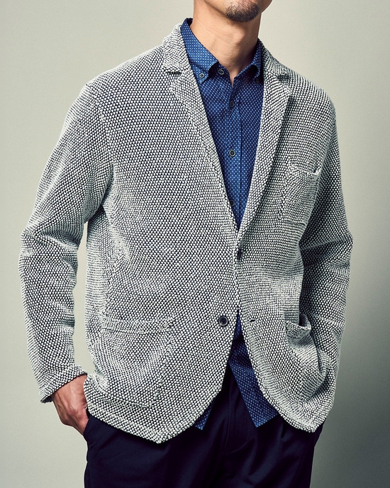 和紙ブレンド羽織りジャケット