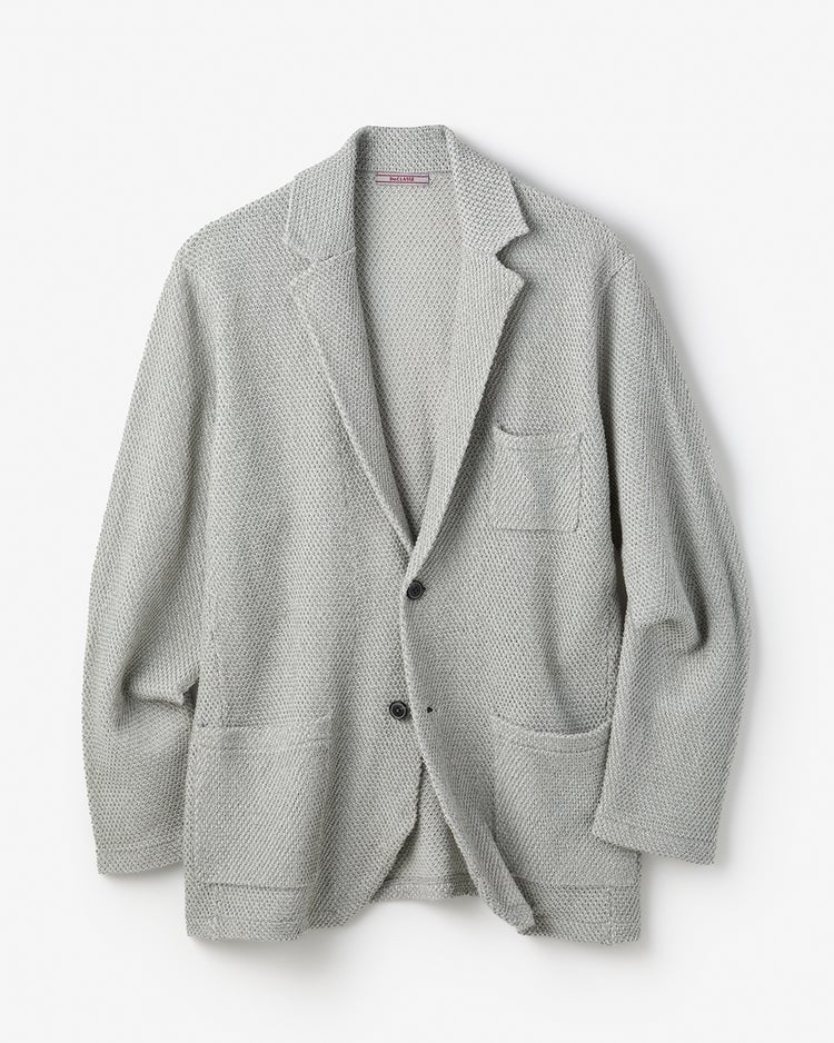 和紙ブレンド羽織りジャケット 詳細画像 ライトグレー 1