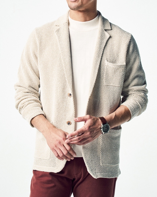 和紙ブレンド羽織りジャケット