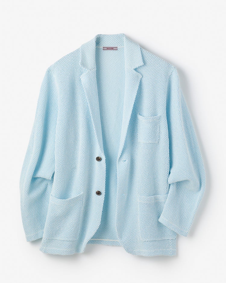 和紙ブレンド羽織りジャケット 詳細画像 アイスブルー 1