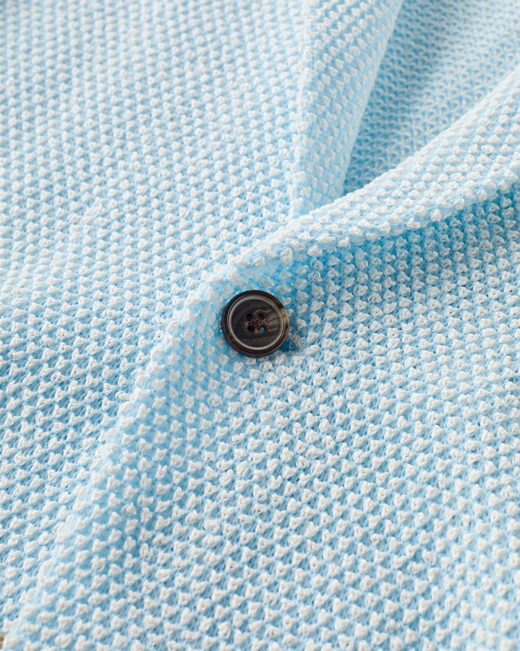和紙ブレンド羽織りジャケット 詳細画像 アイスブルー 3