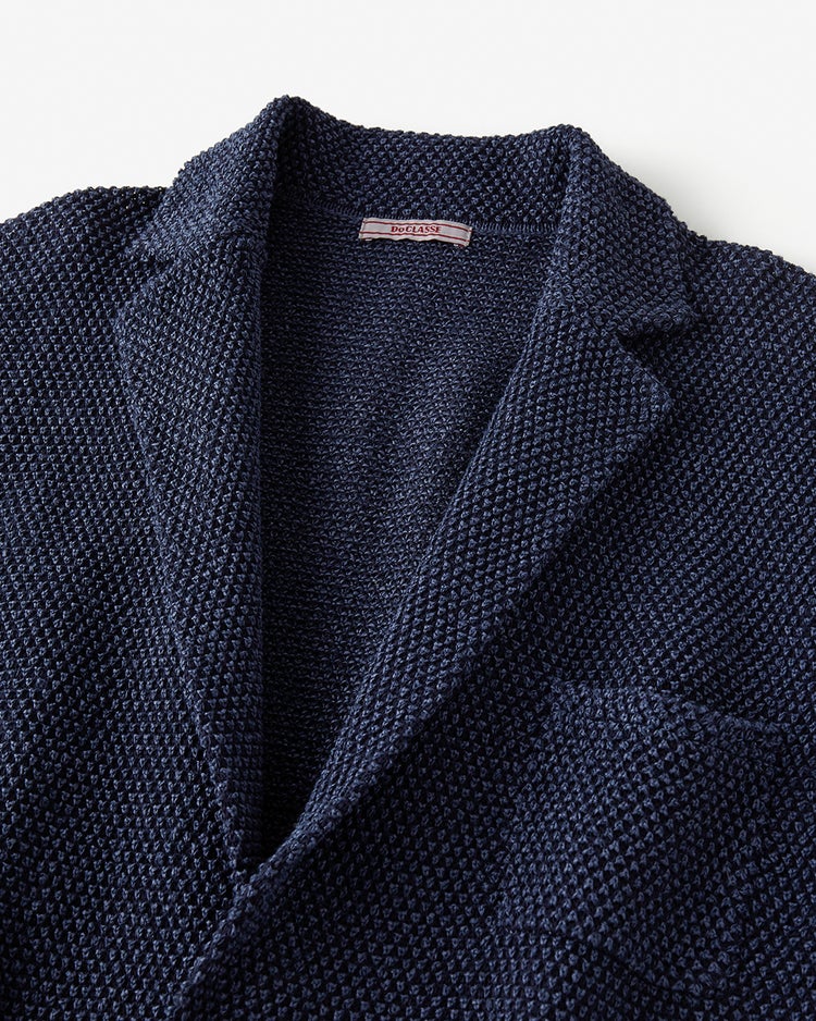 和紙ブレンド羽織りジャケット 詳細画像 ダークインディゴ 2