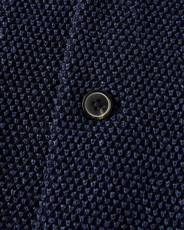 和紙ブレンド羽織りジャケット 詳細画像 ダークインディゴ 4