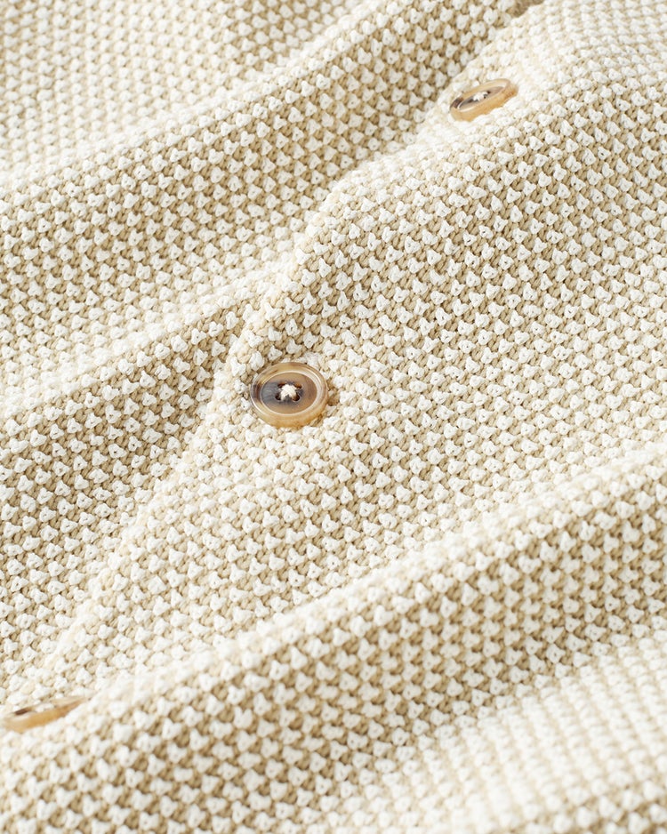 和紙ブレンド心地いいニットジレ 詳細画像 ベージュ 4