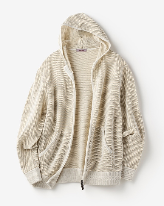 和紙ブレンドさらり爽快パーカ