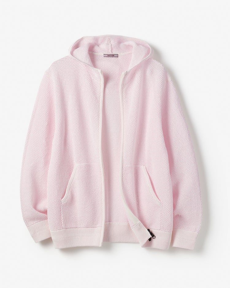 和紙ブレンドさらり爽快パーカ 詳細画像 ライトピンク 1