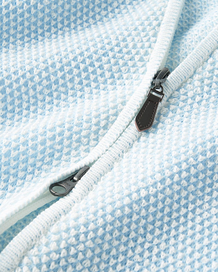 和紙ブレンドさらり爽快パーカ 詳細画像 アイスブルー 2